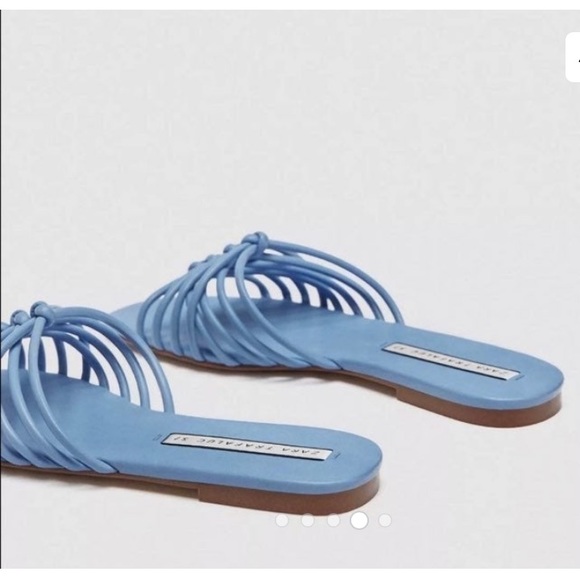 ZARA Tubular Flat Sandals - Picture 4 of 7